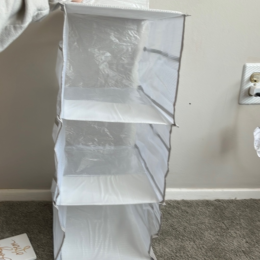 Great clear storage organizer for closet